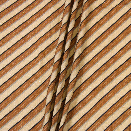 4 3/4 YDS DIAGONAL STRIPED CREPE