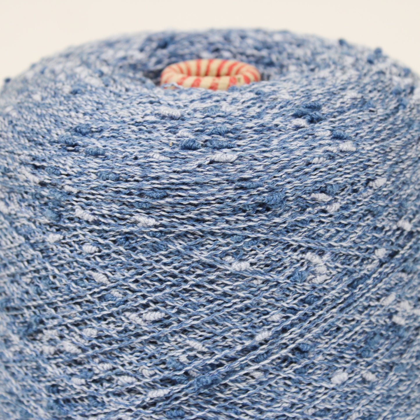 TONAL BLUE CURLY SLUB YARN