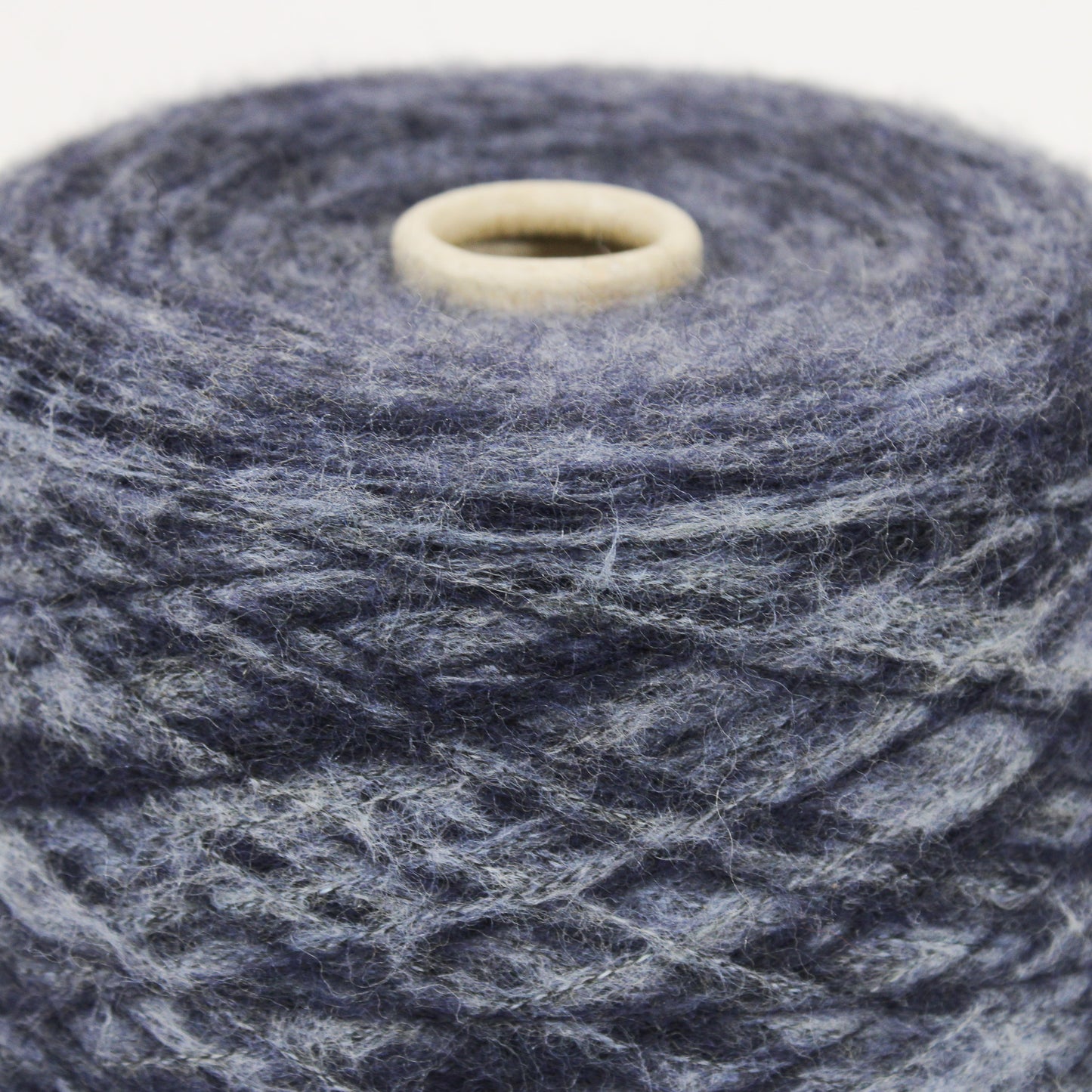 NAVY/GREY FUZZY YARN