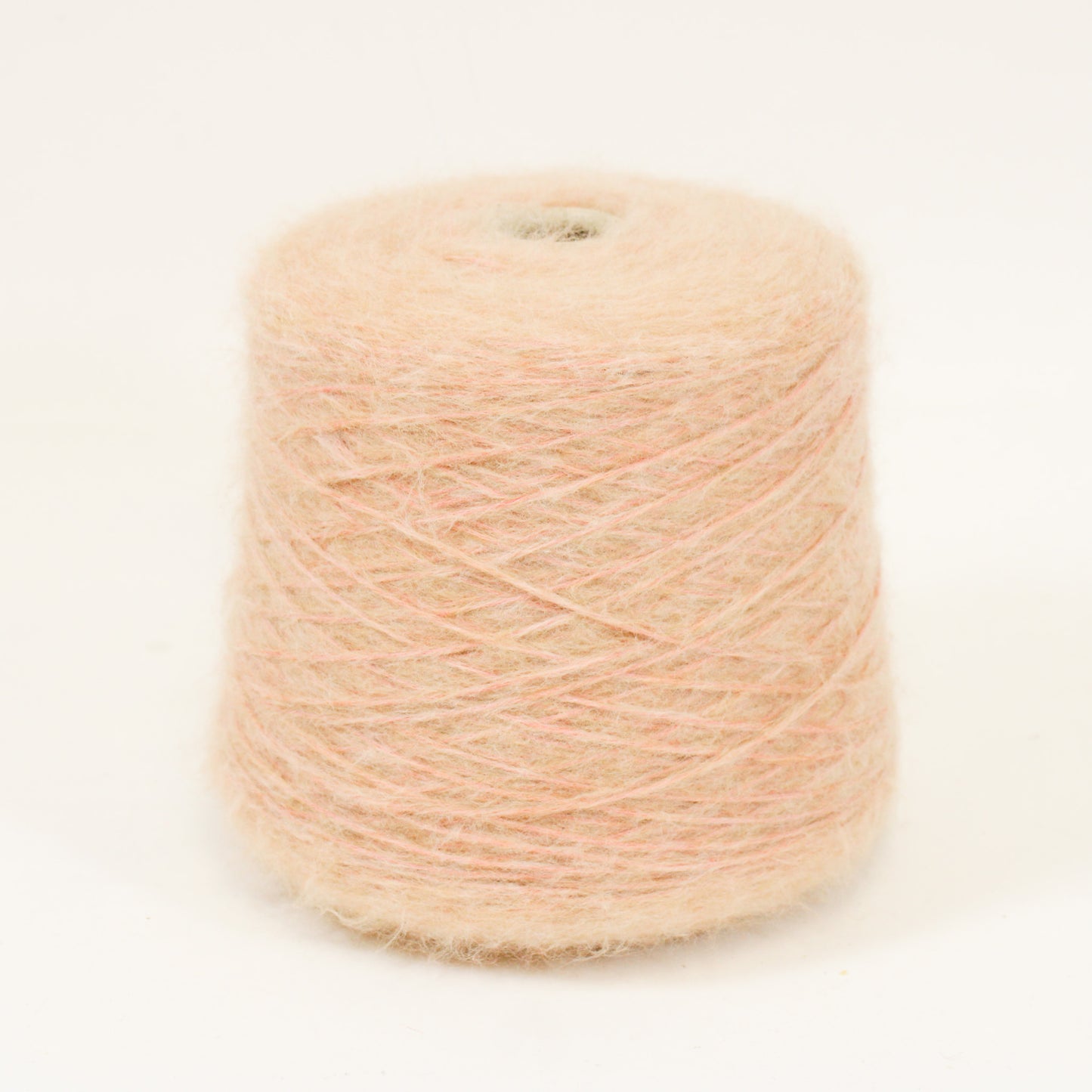 PEACHY PINK FUZZY YARN