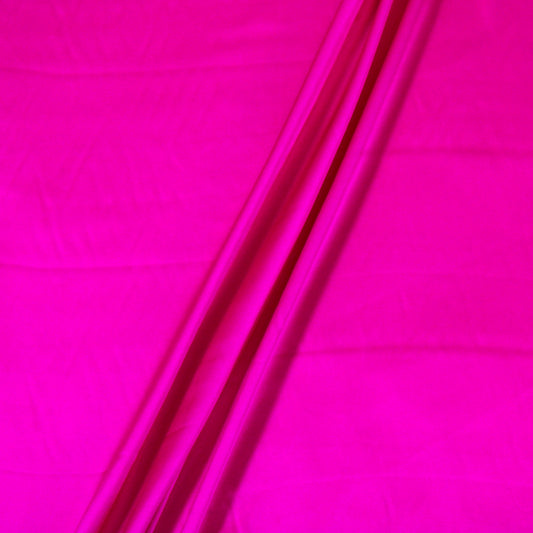 3 YARDS HOT PINK CHARMEUSE