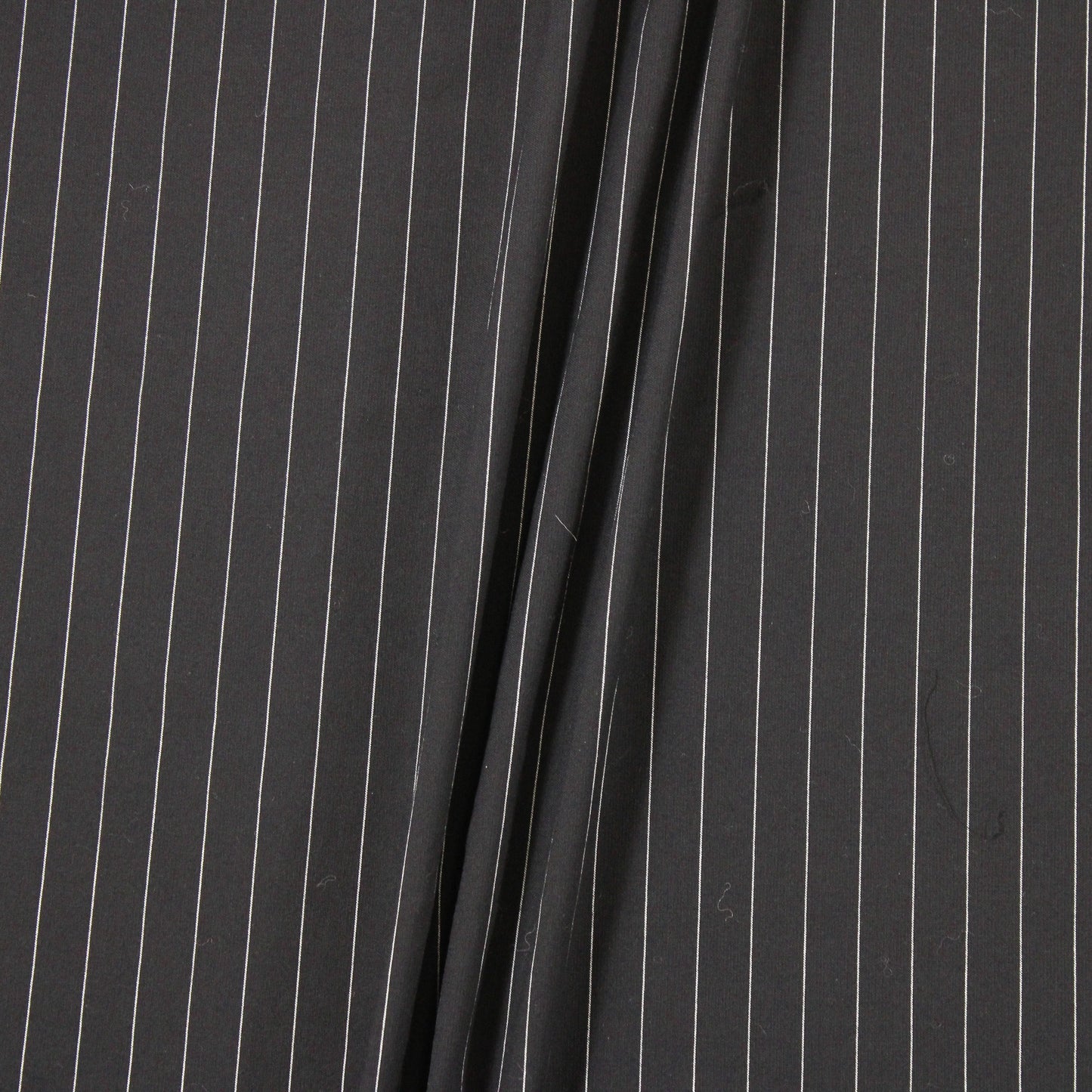 8 YARDS BLACK/WHITE PINSTRIPE SUITING