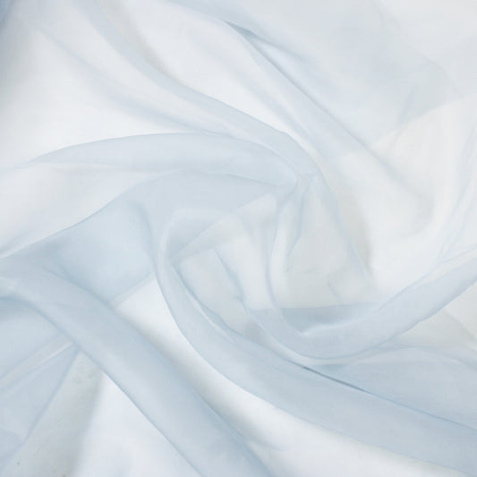 8 YARDS BABY BLUE ORGANZA