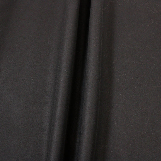 5 1/2 YARDS BLACK WOOL COATING