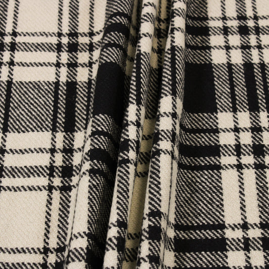 1 1/4 YARDS PLAID WOOL