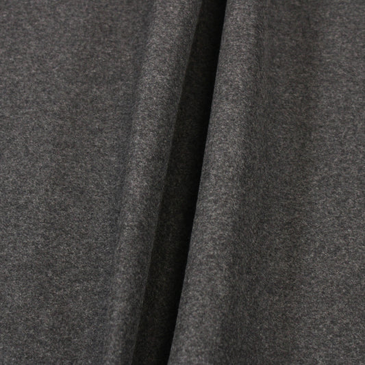 3 YARDS GREY HEAVY WOOL