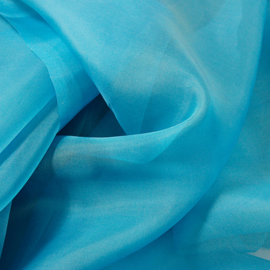 8 1/2 YARDS AQUAMARINE ORGANZA