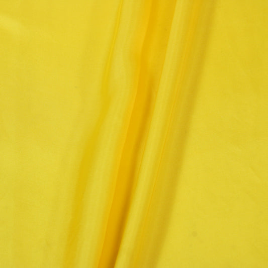 5 1/2 YARDS YELLOW SILK TWILL