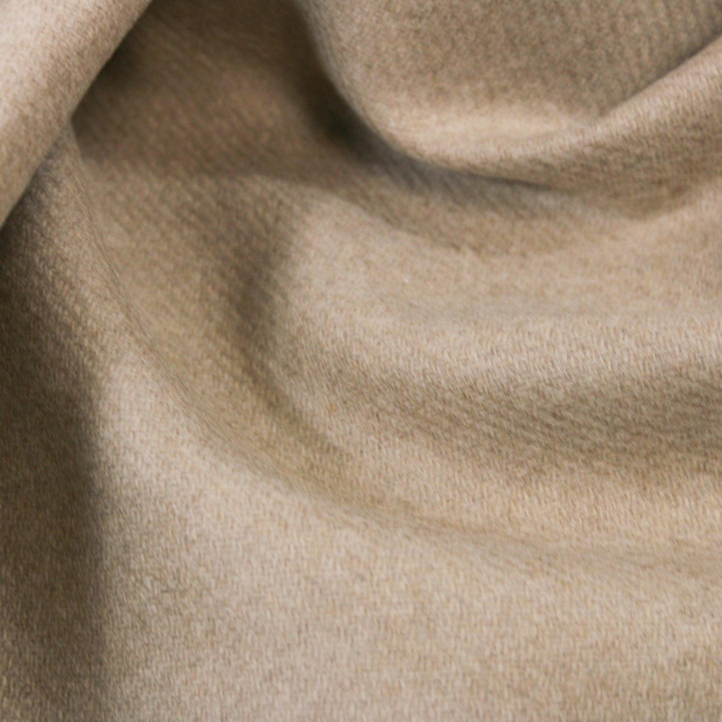 BEIGE WOOL COATING