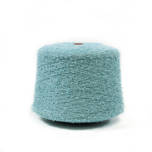 TURQUOISE FRINGE YARN