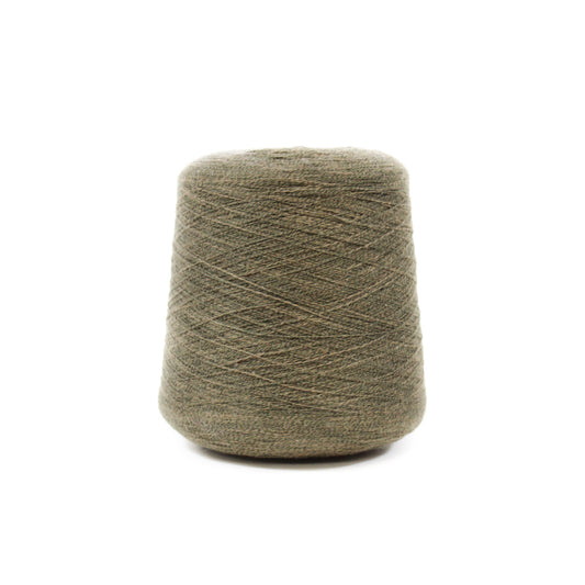 HUNTER GREEN/TAN TWIST YARN