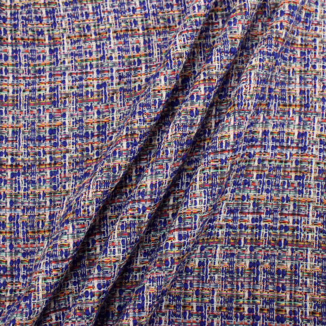 1 3/4 YARDS COBALT TWEED