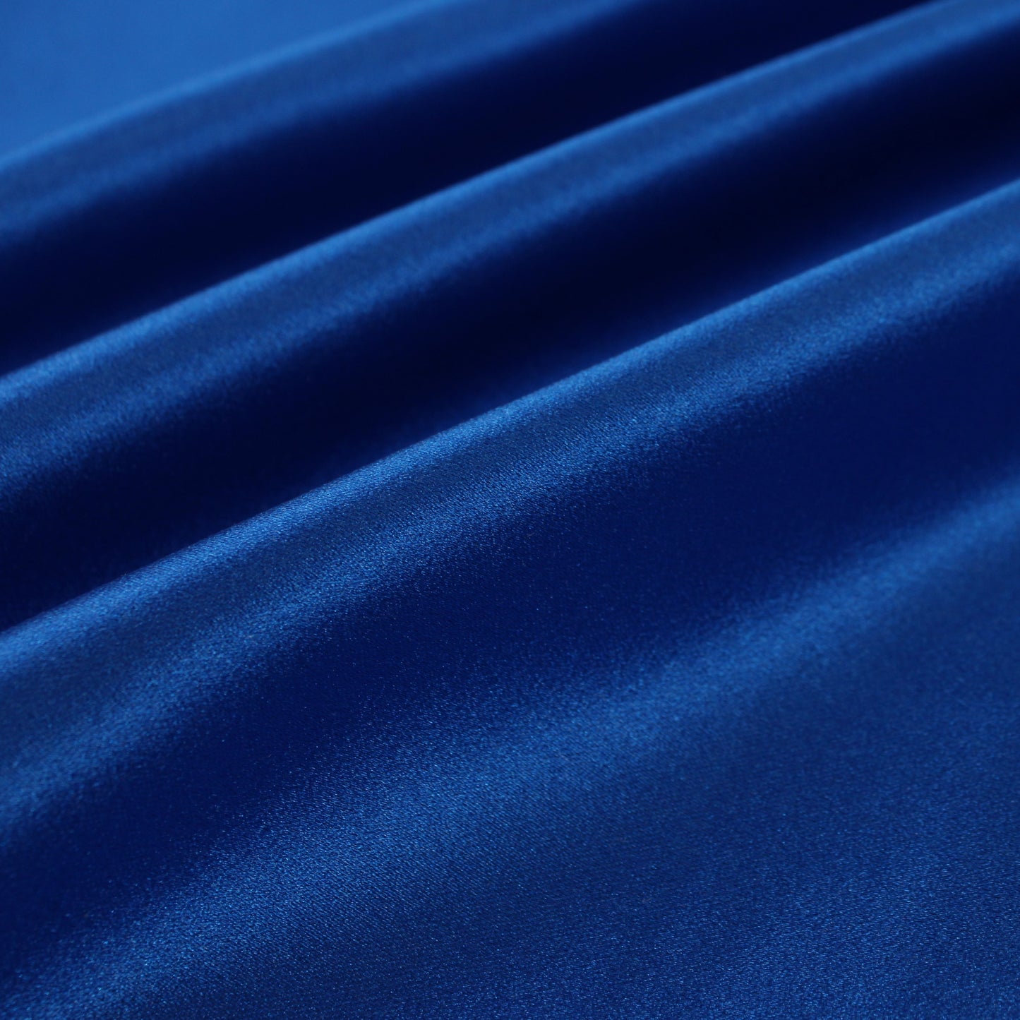 3 1/2 YARDS COBALT SILK SATIN