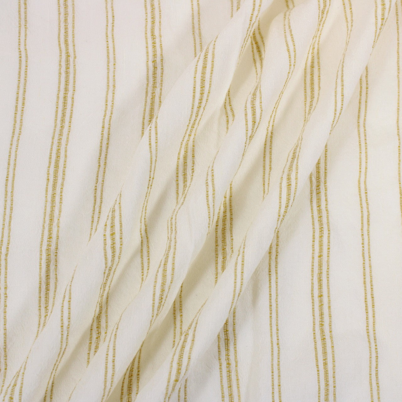 2 1/2 YARDS MUSTARD LINEN STRIPE