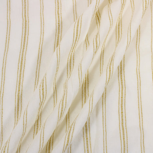 2 1/2 YARDS MUSTARD LINEN STRIPE