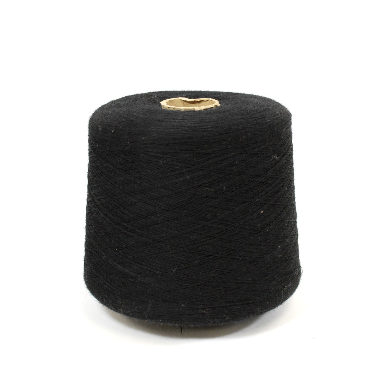 BLACK WOOL YARN