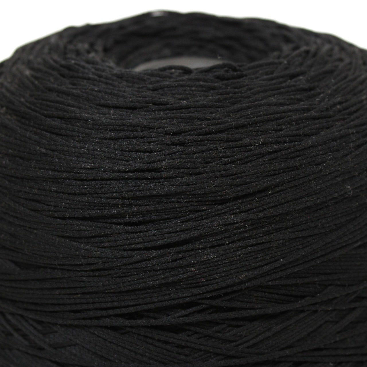 BLACK RECYCLED POLYESTER YARN