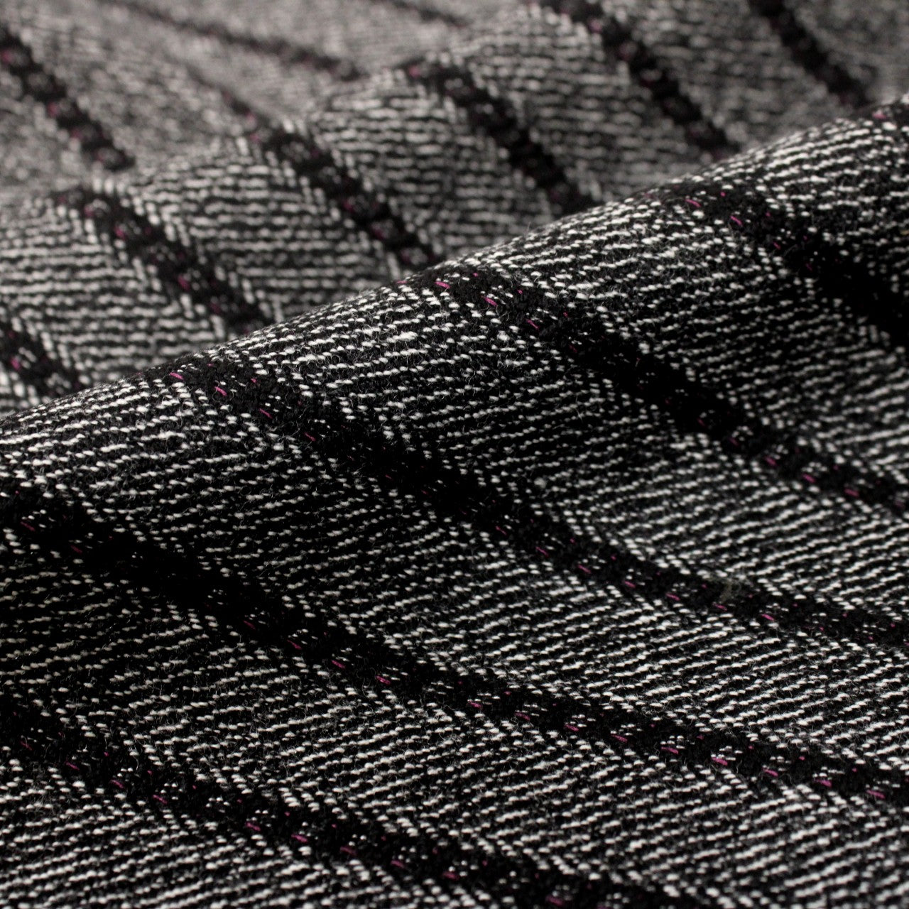 WOOL STRIPE TWILL SUITING