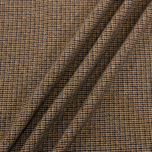 BROWN MULTI TWEED COATING