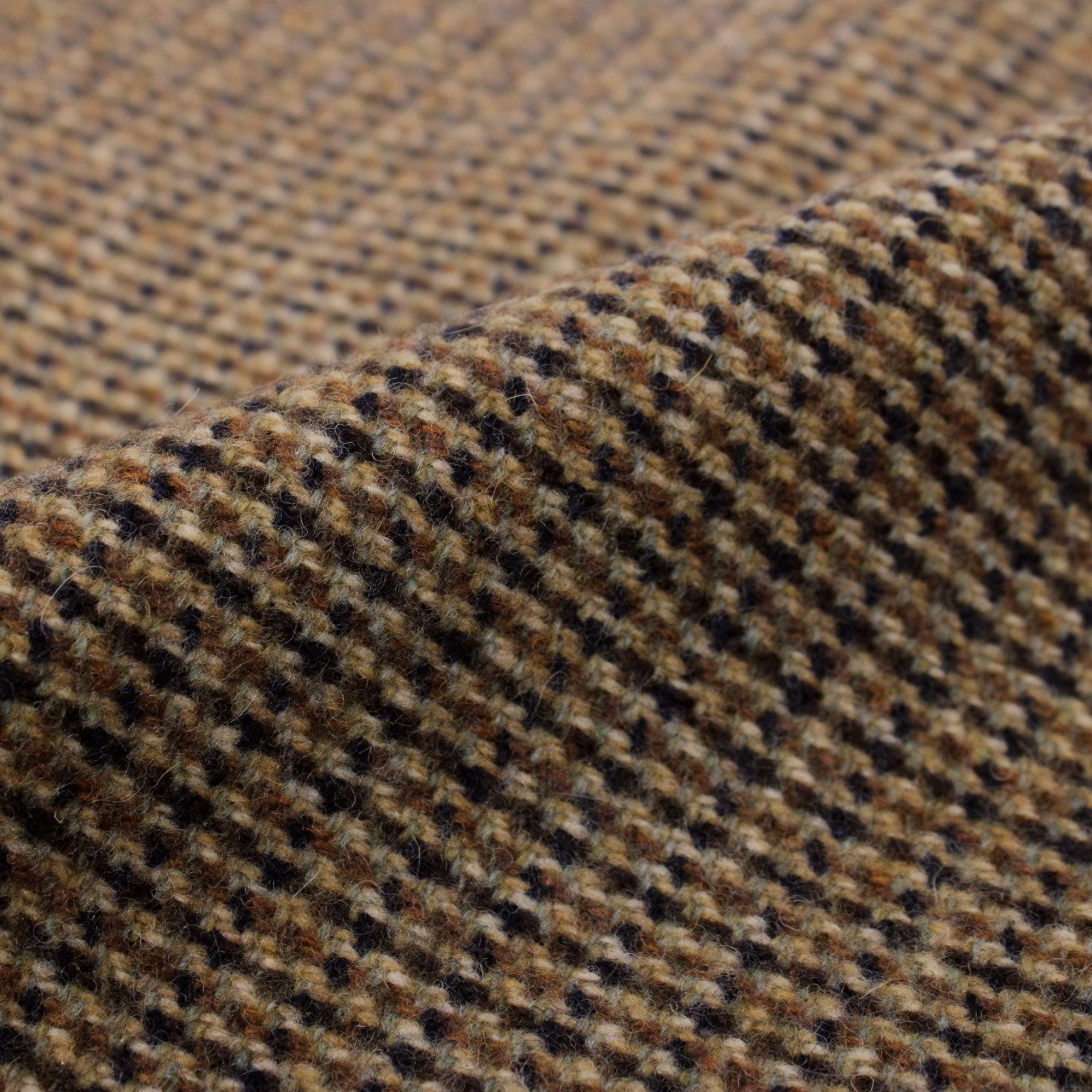 BROWN MULTI TWEED COATING