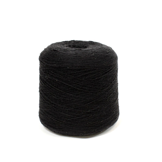 BLACK LIGHTWEIGHT COTTON YARN