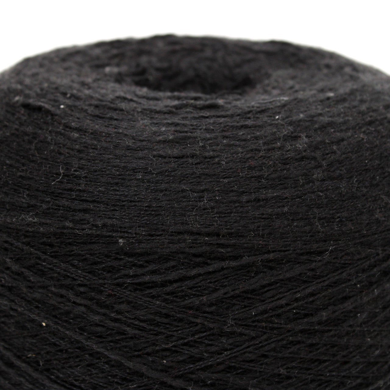 BLACK LIGHTWEIGHT COTTON YARN