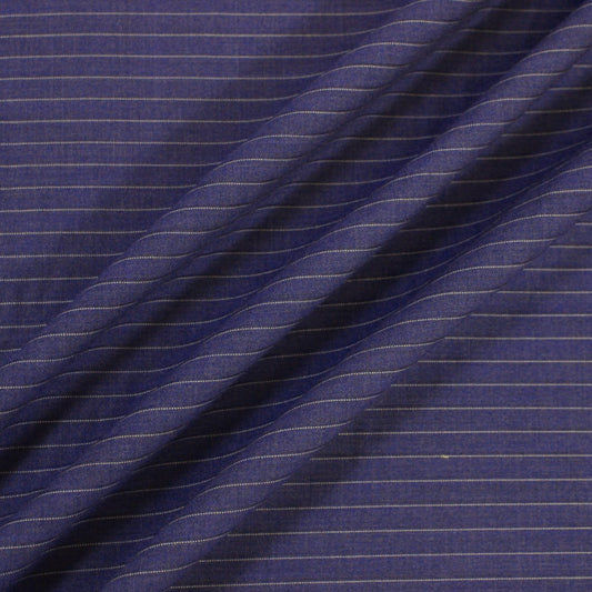 BLUE PINSTRIPE BROADCLOTH