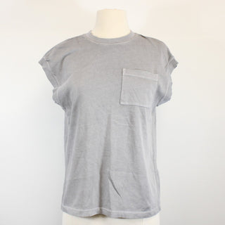 STORM GRAY SLEEVELESS TOP