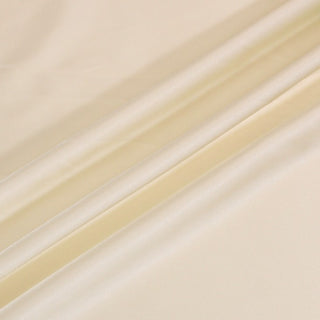 2 YARDS CREAM STRETCH SILK CHARMEUSE