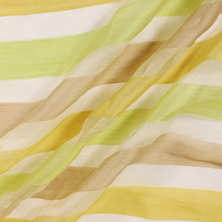 1-YARD CITRUS STRIPED CHIFFON