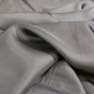 WARM GREY SILK TWILL LINING