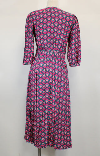 PINK GEOMETRIC DRESS