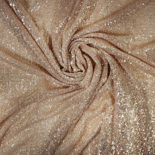 Rose Gold Sequin Mesh