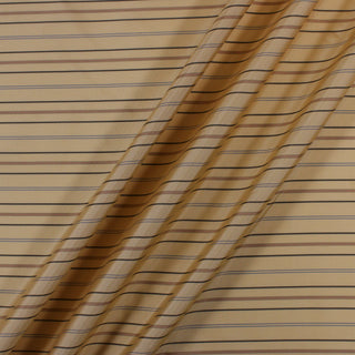 KHAKI PINSTRIPE LINING