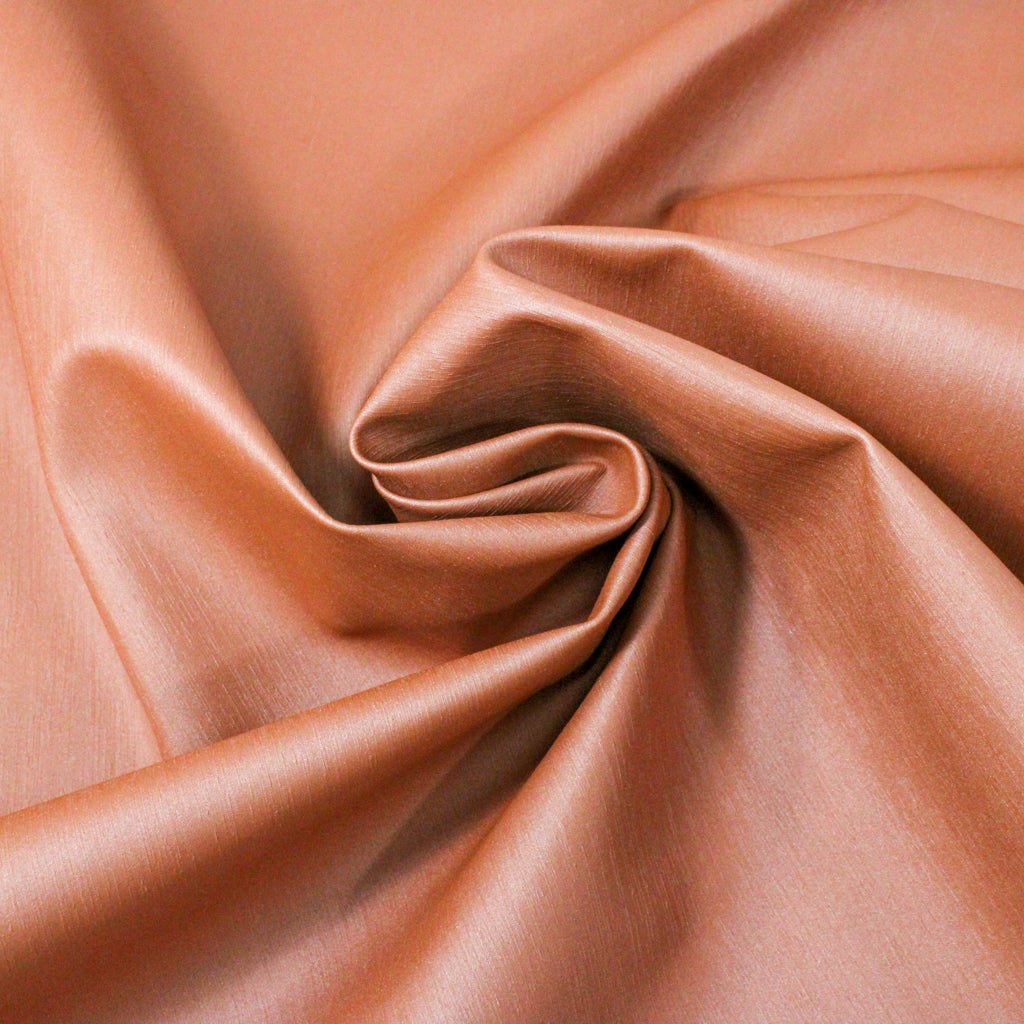 2.17 Yard Piece of Faux Leather Vinyl Fabric | Burnt Orange Medium Grain |  Felt-Backed | Upholstery / Bag Making | 54 Wide