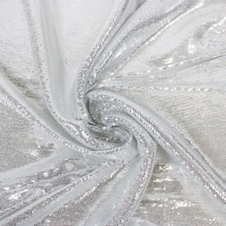 SILVER SEQUIN MESH