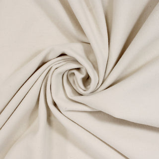 swirl of felted ivory wool fabric