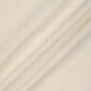 three diagonal lines of ivory colored linen-esque fabric, demonstrating the stiffer lightweight hand