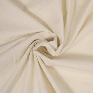 swirl of ivory colored linen fabric