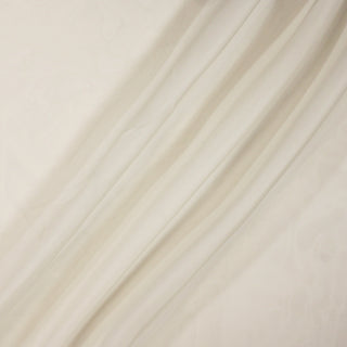 ripple of ivory organza fabric