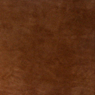 overview of a maple brown colored cowhide suede, soft face