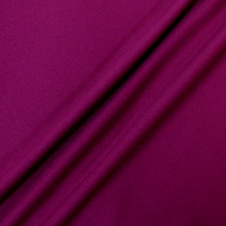 three diagonal lines draped of a mulberry tricot knit fabric