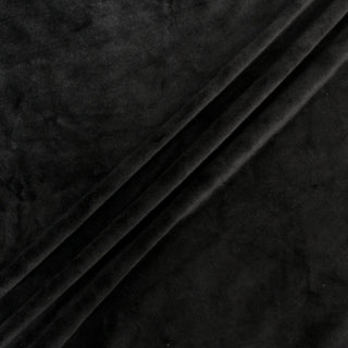 three diagonal lines draped of a black velour fabric