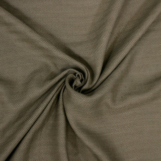 swirl of herringbone suiting fabric