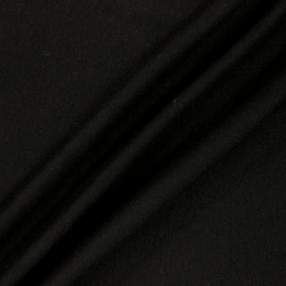 three diagonal lines of black rib-knit jersey fabric