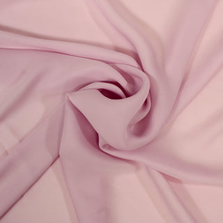swirl of pale orchid colored silk chiffon fabric