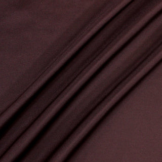 raisin colored silk mikado with three diagonal lines draped across it to demonstrate the slightly shiny face and lightweight drape