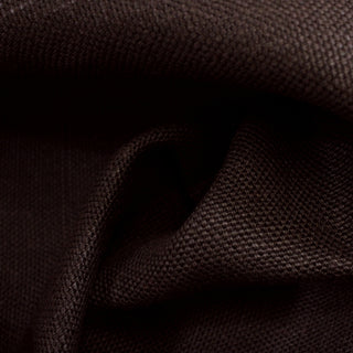 close-up of a dark brown canvas fabric
