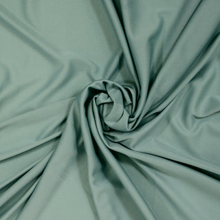 swirl of tricot knit fabric in a seaglass color