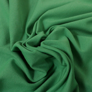 close-up of shamrock jersey fabric